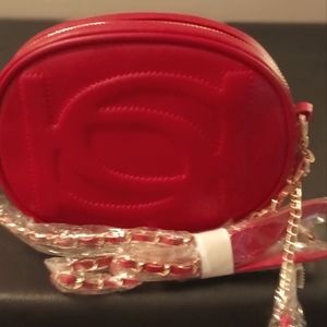 BEBE RED DESIGNER CROSSBODY BAG